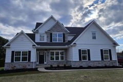 Front of Custom Home